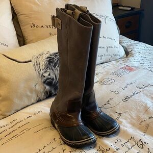 Women’s Sorel Waterproof Boots SLIMPACK TALL EQUESTRIAN RIDING Size 5